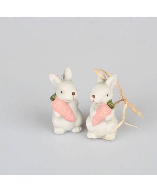 Декоративний виріб кролики 2 шт Декоративний виріб кролики 2 шт