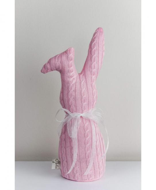Декоративний виріб Заєць Рожевий Стопер