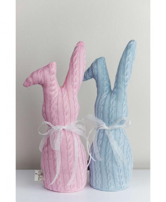 Декоративний виріб Заєць Блакитний Стопер