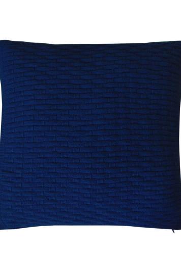 Наволочка в'язана Шато темно-синя