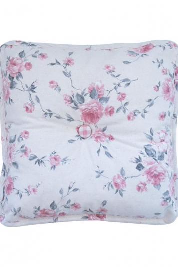 Декоративна подушка з гудзиком Bella Троянди