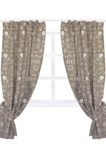 Готові штори Breakfast beige (2 од.)