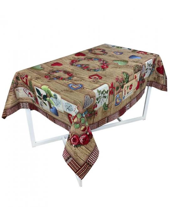 Гобеленова скатертина на стiл Wooden