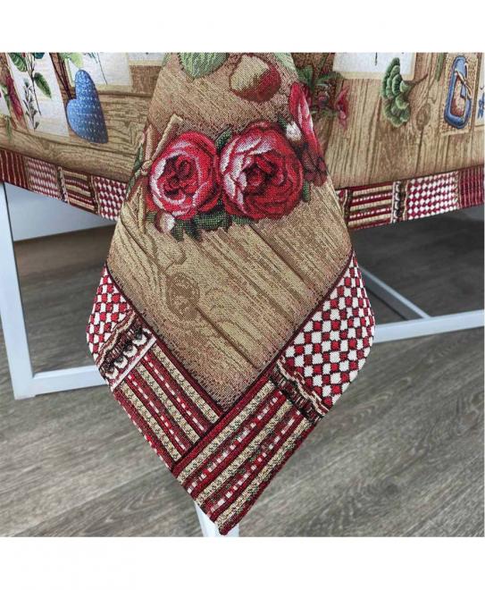 Гобеленова скатертина на стiл Wooden