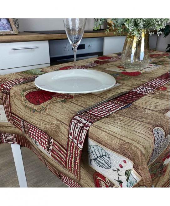 Гобеленова дорiжка на стiл Wooden