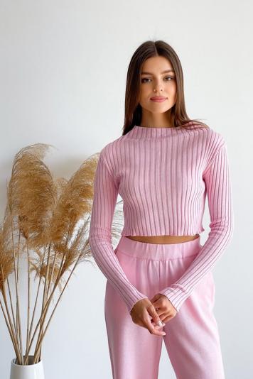 Топ в'язаний Ester Рожевий