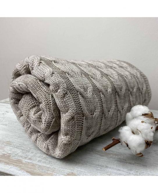 В'язане покривало Глорія коси лате