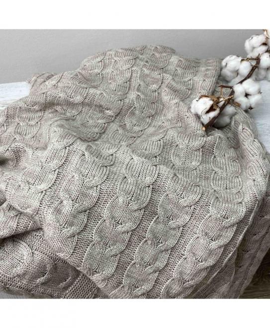 В'язане покривало Глорія коси лате