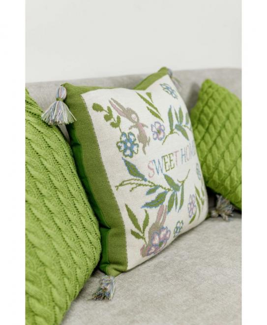 Подушка в'язана Sweet Home