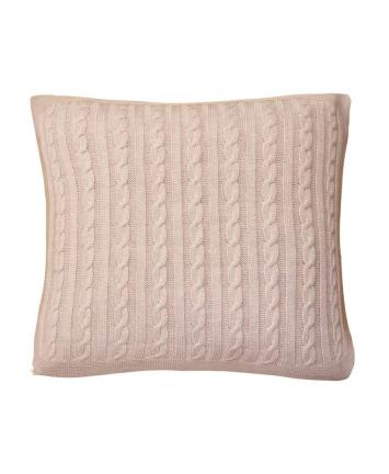 Декоративна наволочка в'язана SOFT пудра Декоративна наволочка в'язана SOFT пудра