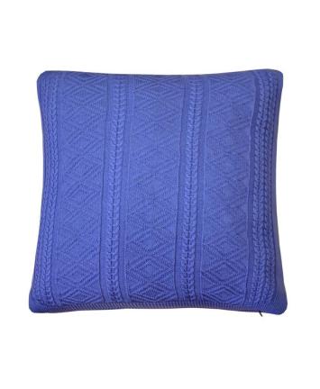 Декоративна наволочка в'язана Ажурна лаванда Декоративна наволочка в'язана Ажурна лаванда