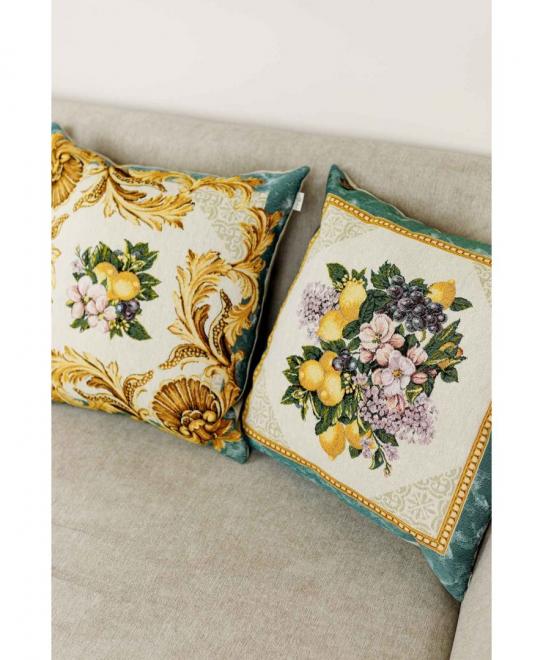 Подушка декоративна Verna Фрукти з вензелями