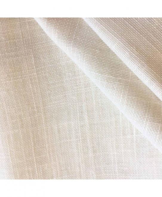 Тканина льняна для штор Mikonos Color 24 Crema