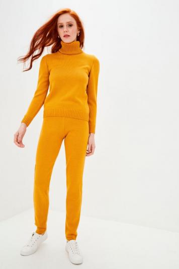 Спортивний костюм в'язаний Sport гiрчичний