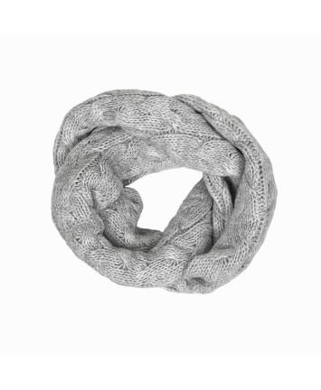 Снуд дитячий коса сірий