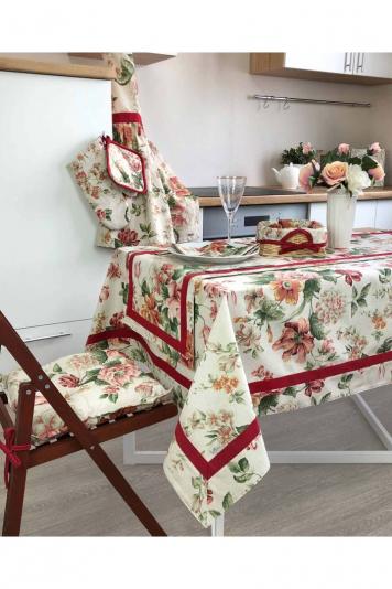 Скатертина з кантом Глорiя Троянда