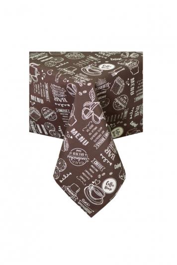 Скатертина на стіл Breakfast brown