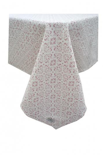 Скатертина на стiл Bella Рожевий вiтраж
