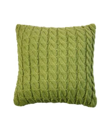 Декоративна подушка в'язана Коси травяна Декоративна подушка в'язана Коси травяна