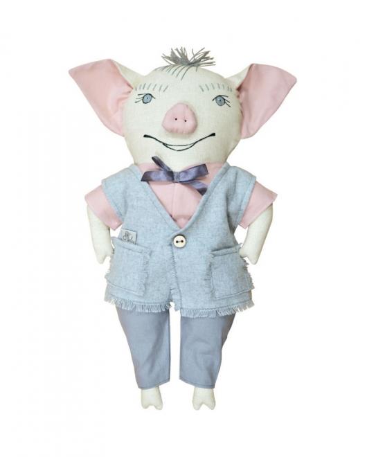 Интерьерная игрушка папа свин