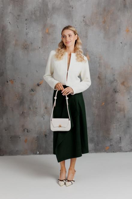 Жіноча кашемірова спідниця зелена