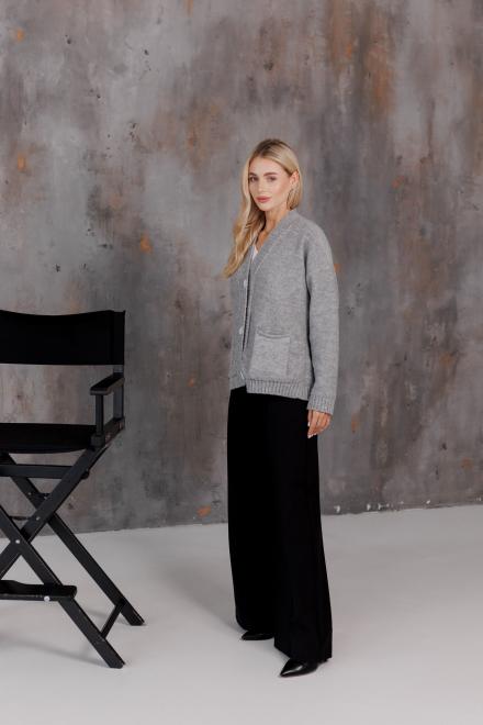 Кардиган в'язаний жіночий Casual Wool Сірий