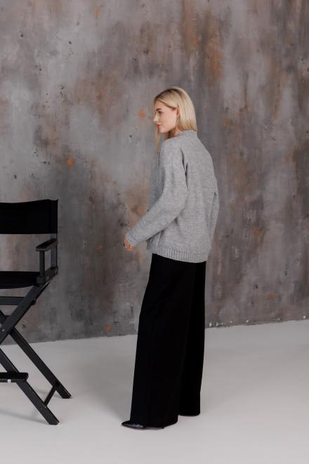 Кардиган в'язаний жіночий Casual Wool Сірий