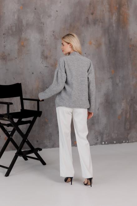 Штани шкіряні жіночі білі