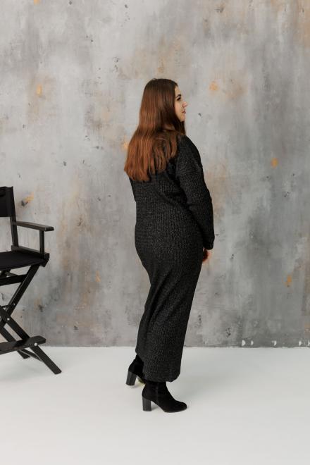 Сукня чорна з люрексом Андреа