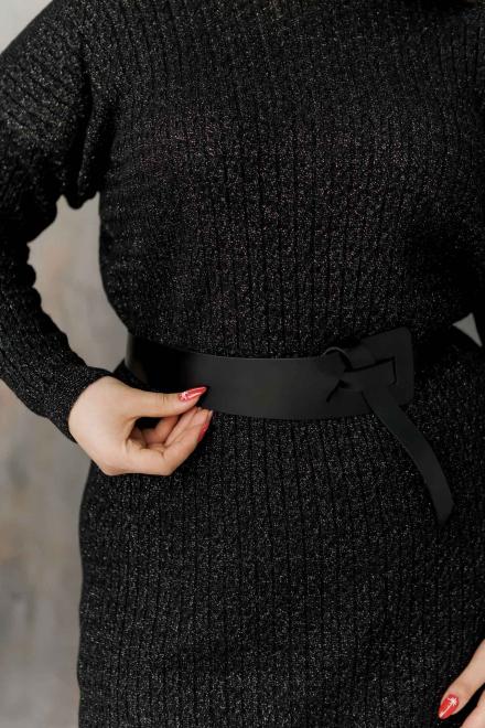 Сукня чорна з люрексом Андреа