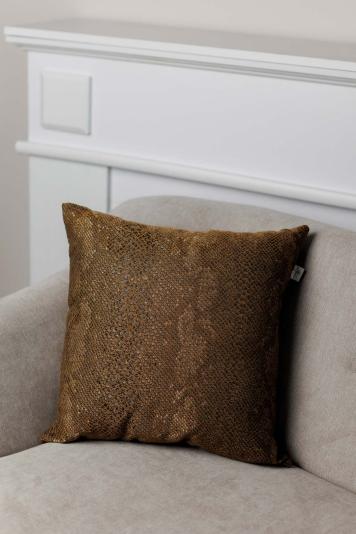 Декоративна подушка 45х45см PYTHON руда Декоративна подушка 45х45см PYTHON руда