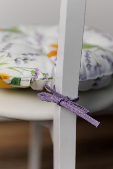Подушка на стілець D-40,"Lemons & Lavender"