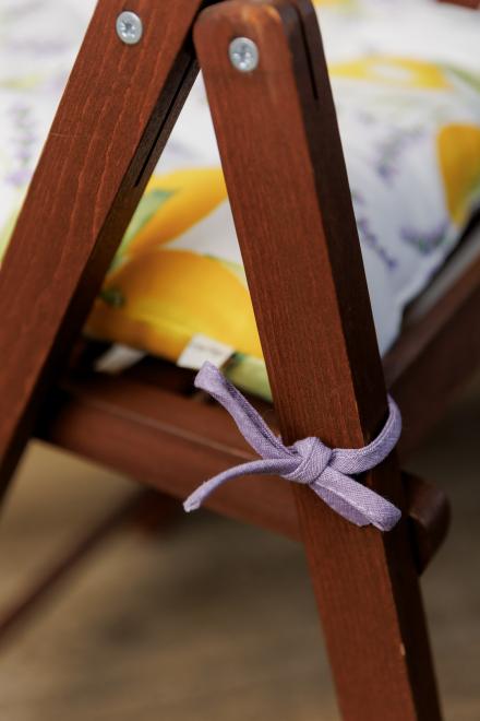 Подушка на стілець 40х40, Lemons & Lavender