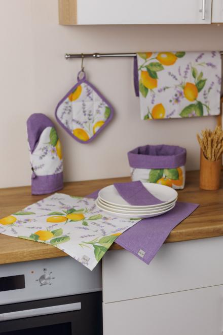 Салфетка на стол "Lemons & Lavender" Лаванда