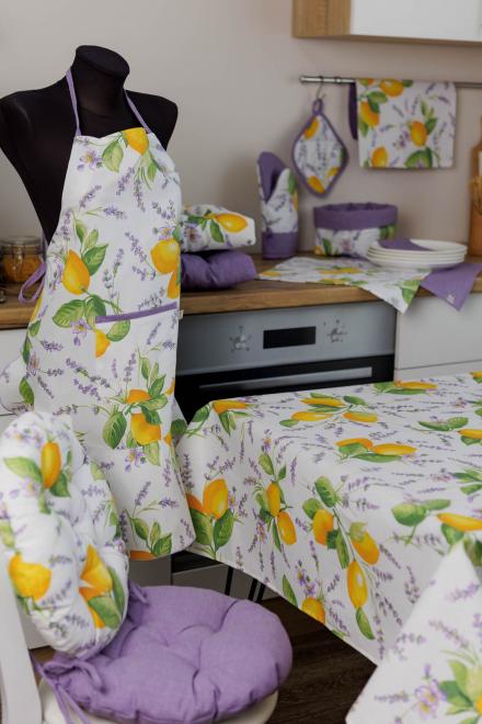 Фартук для кухни  "Lemons & Lavender"