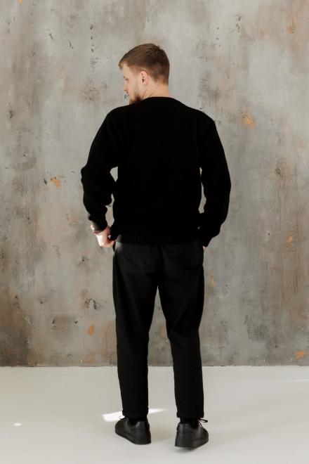 Мужской джемпер черный