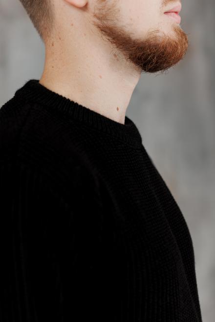 Мужской джемпер черный