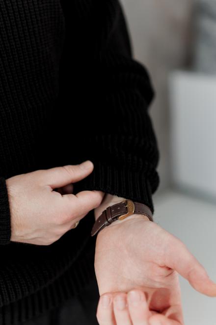 Мужской джемпер черный