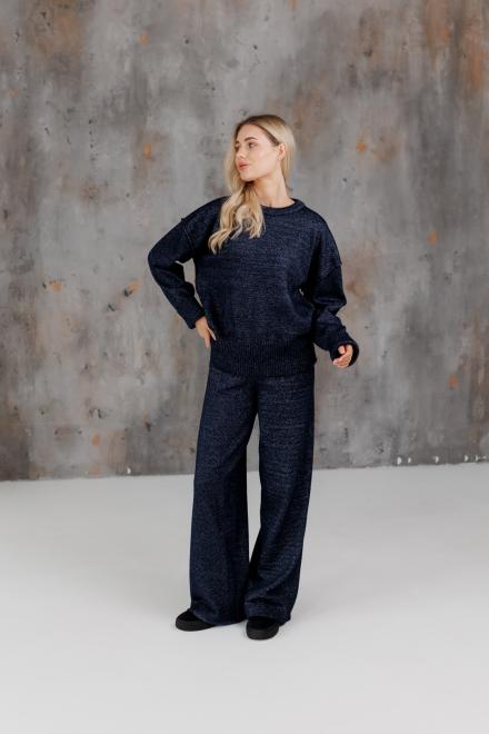 Женский вязаный джемпер TANGO Синяя жемчужина