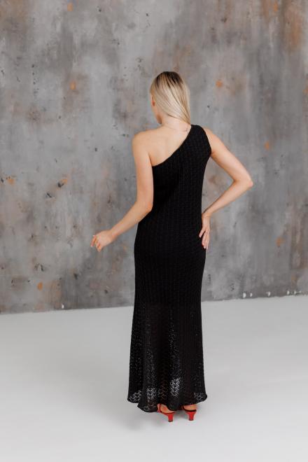 Жіноча сукня на одно плече Грація чорна