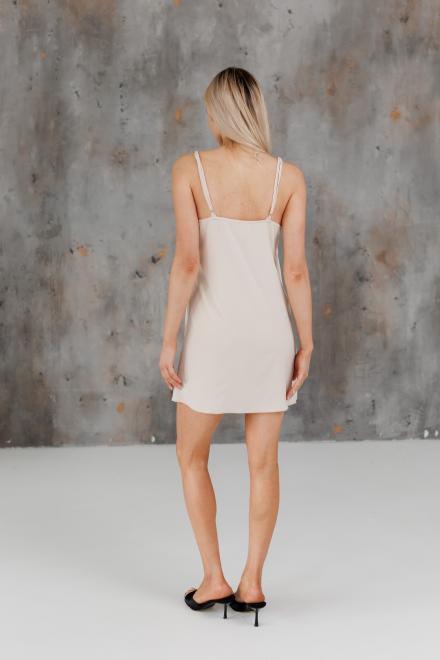 Жіноча сукня-комбінація молочна