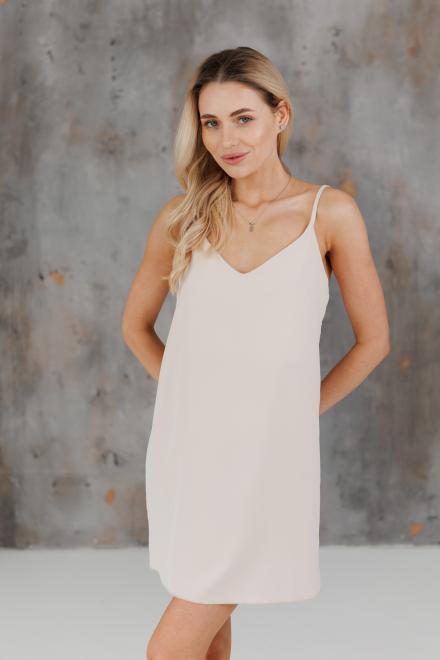 Жіноча сукня-комбінація молочна