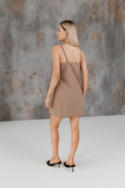 Жіноча сукня-комбінація бежева
