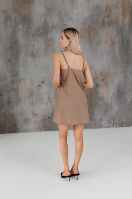 Жіноча сукня-комбінація бежева