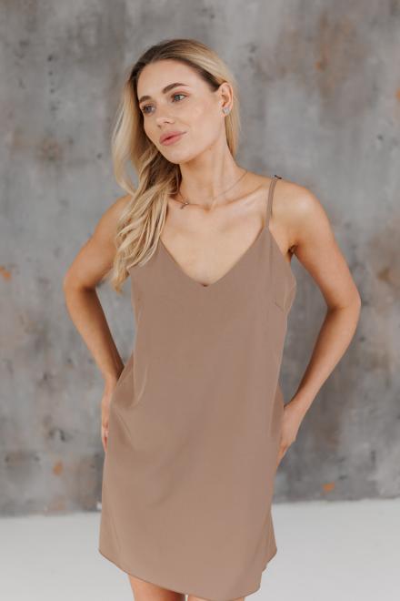Жіноча сукня-комбінація бежева