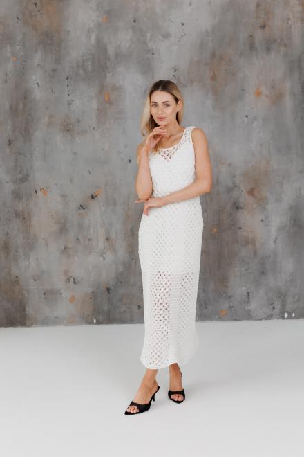 Жіноча літня сукня Аура молочна