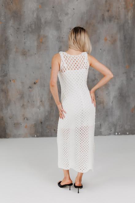 Жіноча літня сукня Аура молочна