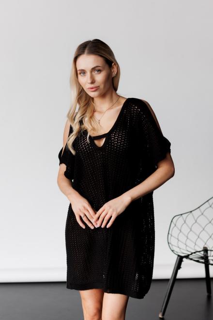 В'язана туніка Тренд чорна