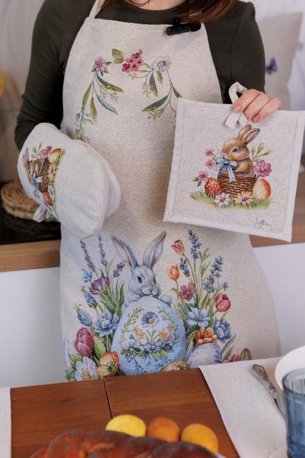Великодній гобеленовий фартух Суцвіття