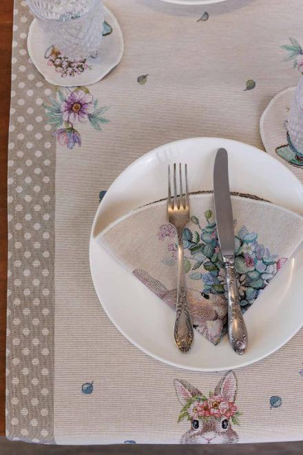 Кругла гобеленова серветка на стіл Чарівність